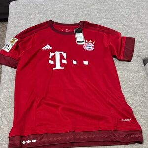 Adidas Kids Deep Red Soccer Jersey